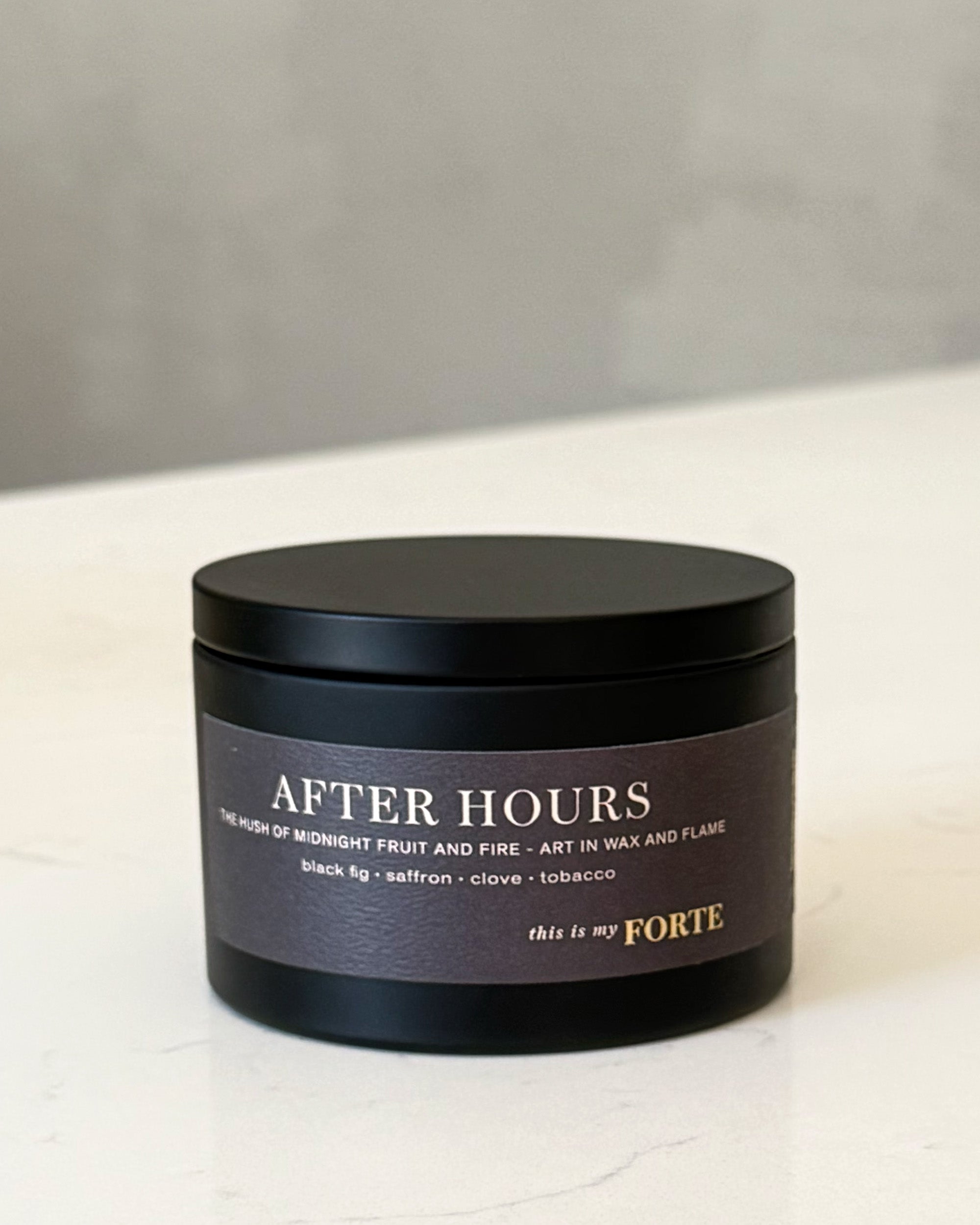 After Hours Travel Tin Candle