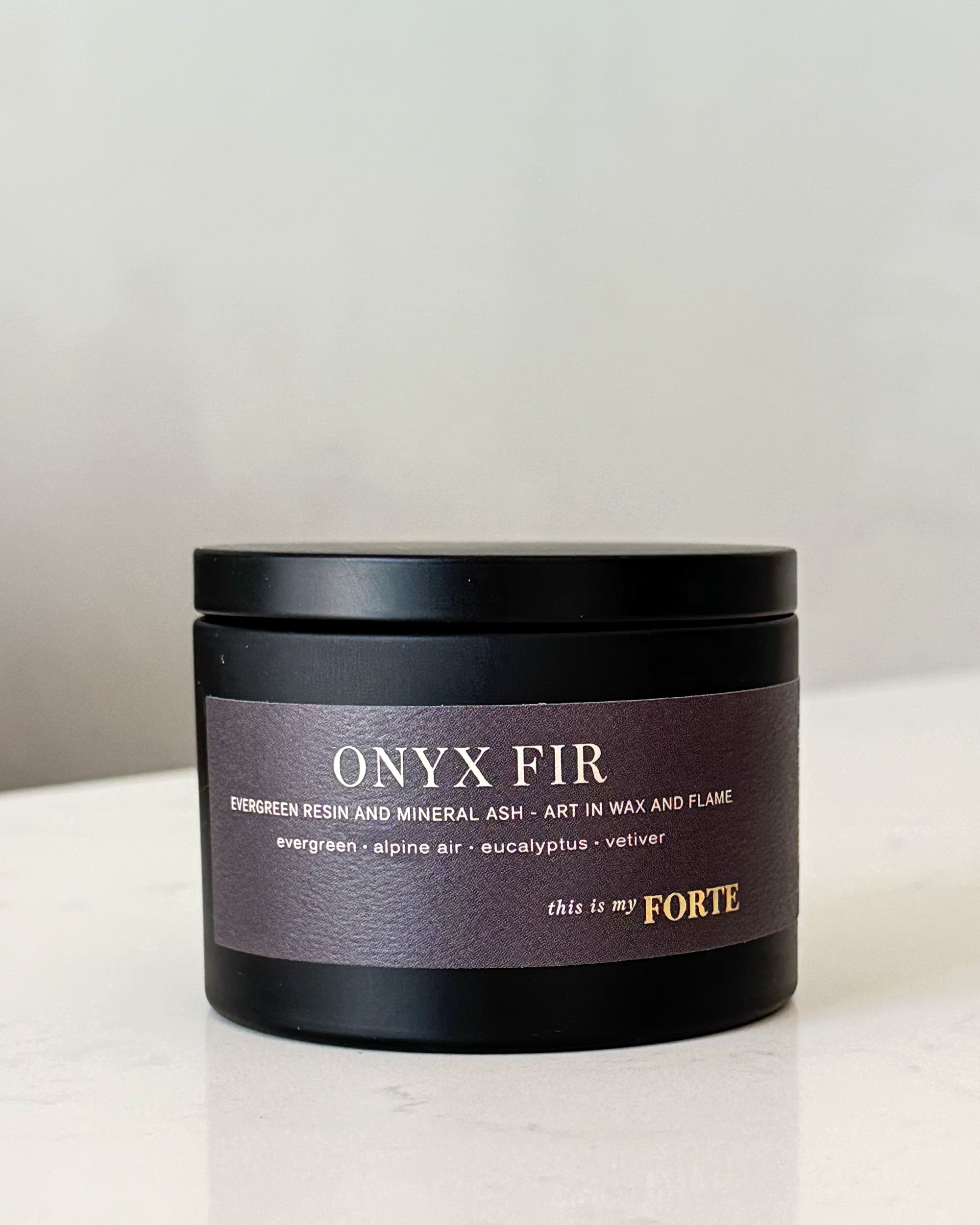 Onyx Fir Travel Tin Candle